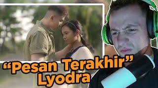 FIRST TIME HEARING Lyodra - Pesan Terakhir INDONESIA MUSIC REACTION