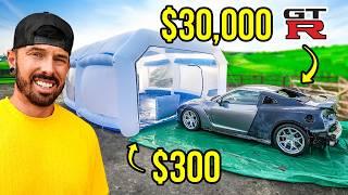 $300 CHINESE PAINT BOOTH VS $30000 NISSAN GTR