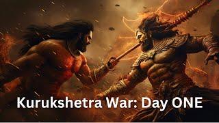 The Kurukshetra War Day 1 of the Mahabharata Epic