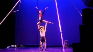 Partner Acro Act by Lauren Breuing & Ryan Freeze - SHOW Circus Studio First Night Northampton
