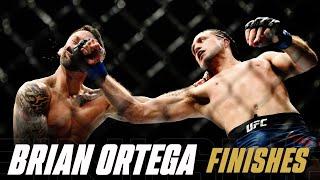 Every Finish From Brian Ortegas UFC Career