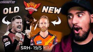 Beating RCBs lowest IPL score with SRH  Cricket 22