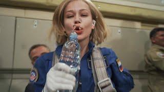 Russian movie space crew trains in zero gravity ahead of ISS launch  AFP