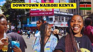 DOWNTOWN NAIROBI KENYA  2024 -Raw & Unfiltered Walking Tour ft @kobenata @tinajules110