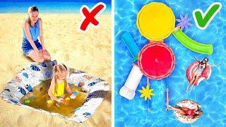 PISCINA DE JARDÍN DE BRICOLAJE PARA TUS HIJOS  MANUALIDADES FÁCILES DE VERANO PARA EL PATIO TRASERO