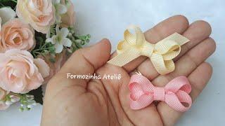 Mini lacinho de colar para bebê carequinha exclusivo no YouTube - Poly Formozo
