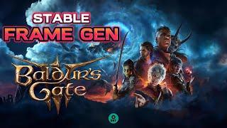 Baldurs Gate 3 - Frame Generation - Double your fps