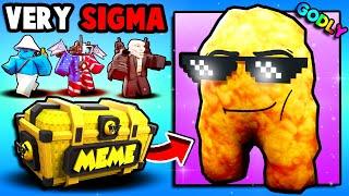 NEW MEME CRATE GIVES VERY SIGMA UNITS Skibidi Tower Defense