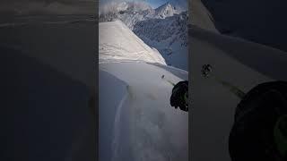 Champagne powder in Austrian Alps