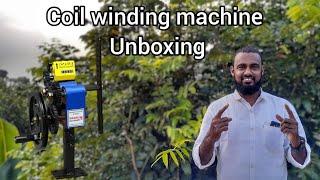 coil winding machine  unboxing winding  malayalam#viral #motor winding malayalam