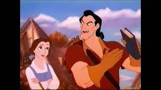 Beauty And The Beast Gaston Tries to Stop Belle 1991 VHS Capture