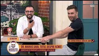 Dr. Marius Sava totul despre acnee  Sora doctorului prin telefon in direct