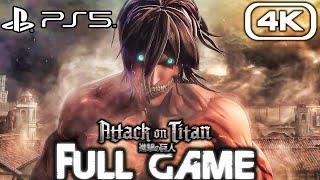 ATTACK ON TITAN PS5 Gameplay Walkthrough FULL GAME 4K 60FPS No Commentary