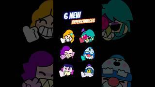 6 NEW Hypercharges  Concepts by Pineapple @StarrPine  #brawlstars #shorts