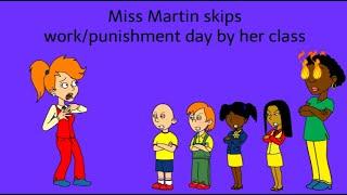 Miss Martin skips workpunishment day by her class