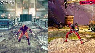 X Men Origins Wolverine 2009 Vs DeadPool 2013  Games Comparison