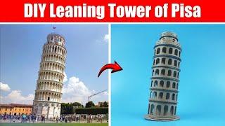 How to Make Tower of Pisa  DIY Leaning Tower of Pisa