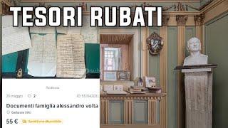 CIMELI STORICI DEL 1800 RUBATI E MESSI IN VENDITA