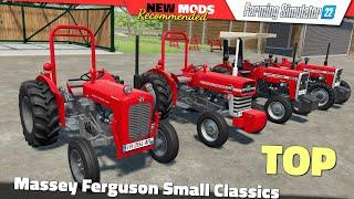 FS22  Massey Ferguson Small Classics UPDATE - Farming Simulator 22 New Mods Review 2K60