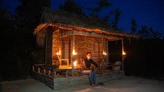 Girl Living Off Grid Built The Most Beautiful Bamboo Home in Deep Wild To Live little home off grid