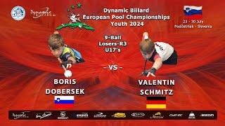 Day 7 Youth Its 9-ball at Dynamic Billard European Pool Championships Youth 2024.