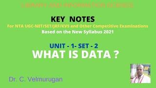 Know about data in Library Science -2