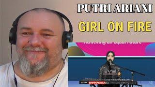 PUTRI ARIANI - GIRL ON FIRE Alicia Keys cover REACTION