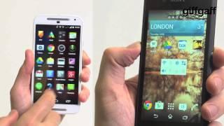 Sony Xperia E3 vs Motorola Moto G  giffgaff