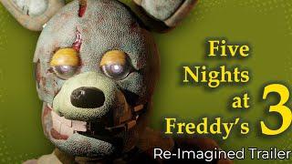 BLENDERFNAF Five Nights At Freddys 3 Trailer RemakeRe-Imagined