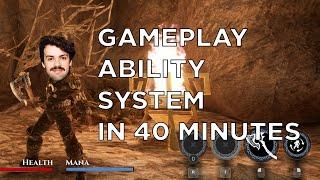 Gameplay Ability System in 40 Minutes -UE4 C++ Tutorial