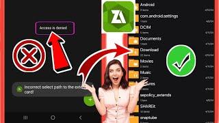 Comment réparer ce dossier a une restriction daccès Android zarchiver 2024