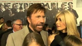 Chuck Norris - Excitement about The Expendables 2 at Premiere in L.A. - 2012