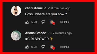 only GIRLS can comment this video.