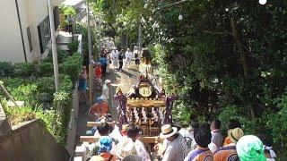 杉山神社例大祭（岸谷）_1の1・宮出し～町内会渡御～宮入り 20240804