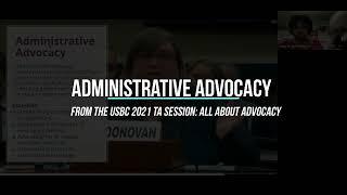 Administrative Advocacy