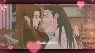 Wei Wuxian and Lanzhan  yaoiblboys love kissing scene ver. 2part2 fanmade #theuntamed