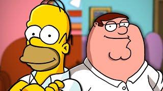 Peter Griffin vs. Homer Simpson - Rap Battle - ft. Chris Voiceman & Joe Cliff Thompson