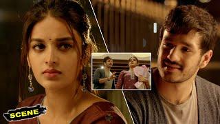 Akhil Suggestions Impresses Nidhhi Agerwal  MaanidanMr. Majnu Tamil Movie Scenes