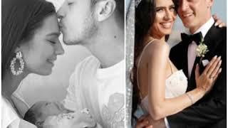Amine Gülşe ve Mesut Özil Çifti Bebeğini kucağına aldı