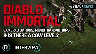 Diablo Immortal - Gamepad Options Microtransactions & Is There a Cow Level?