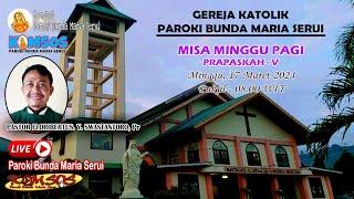 Misa Minggu Pra-Paskah - V  Minggu 17 Maret 2024  Gereja Katolik Paroki Bunda Maria Serui