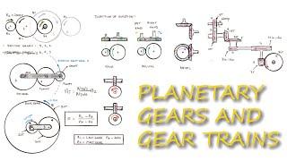 Gear Trains and PLANETARY GEARS in Just Over 10 Minutes