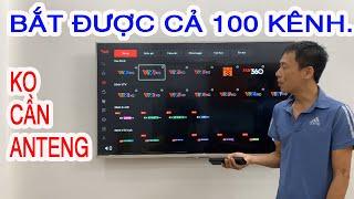 Dùng Cái Này Bắt được cả 100 kênh truyền hình mà ko cần ANTENG DVBT2.