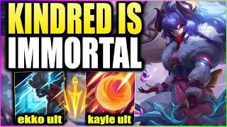 Kindred But I Have Kayle And Ekko Ult So Im IMMORTAL Ultimate spellbook Kindred