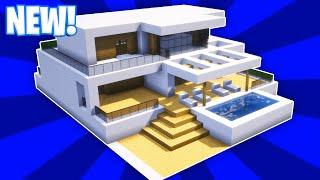 Minecraft  How To Build a Large Modern House Tutorial #55