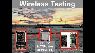 Quick-n-Dirty Testing ESP32 Range Extenders for IoT