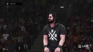 Seth Rollins Entrance with Pyro - WWE 2K19