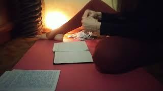 ASMR Tearing up paper destroying personal records