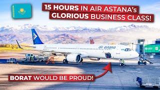 KAZAKH BUSINESS CLASS  Air Astana Boeing 767-300 and Airbus A321LR Seoul to Frankfurt Review