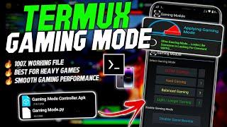 Max 90 - 120 FPS  Enable Termux Gaming Mode Performance  Stable Fps & Performance  No Root